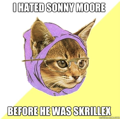 i hated sonny moore before he was skrillex  Hipster Kitty