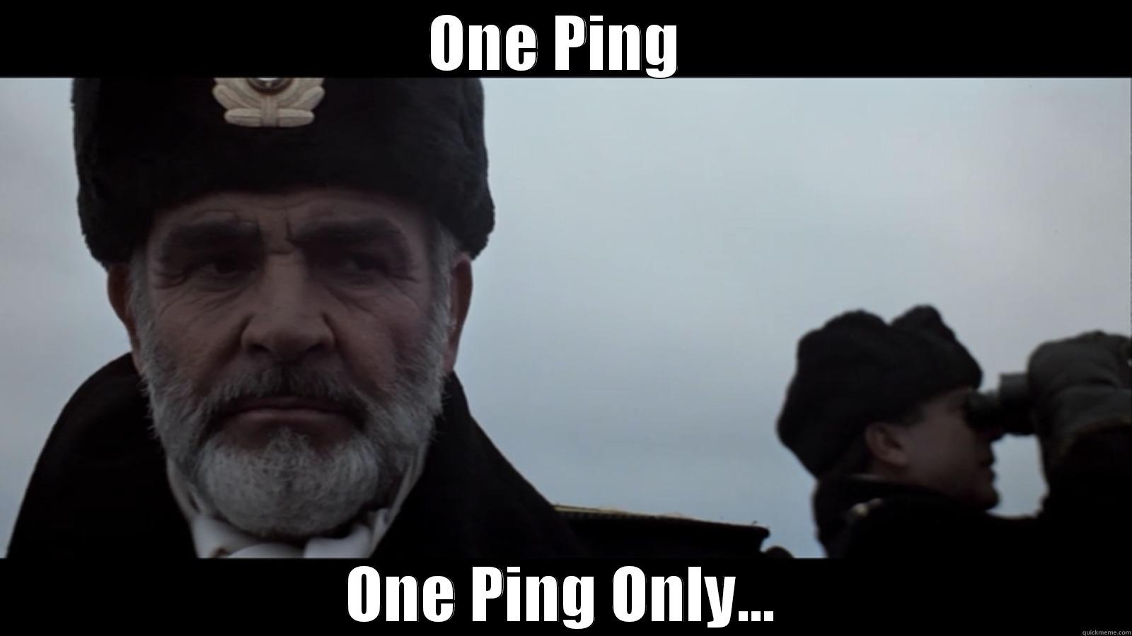 ONE PING  ONE PING ONLY... Misc