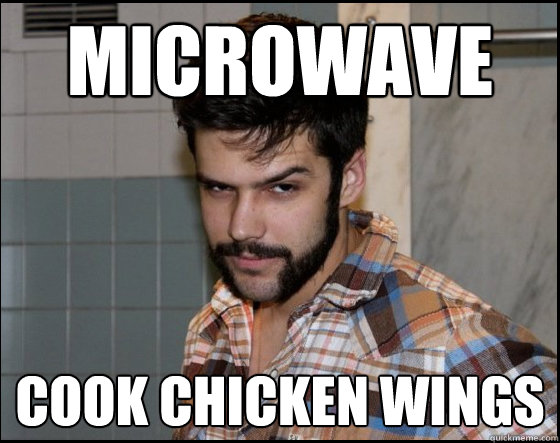 Microwave Cook chicken wings - Microwave Cook chicken wings  Josh