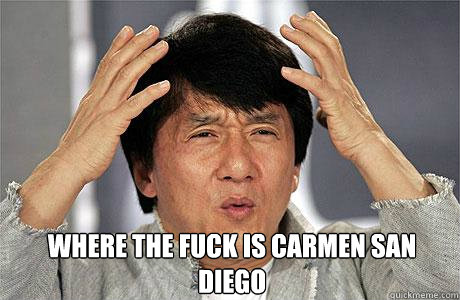  where the fuck is carmen san diego  EPIC JACKIE CHAN