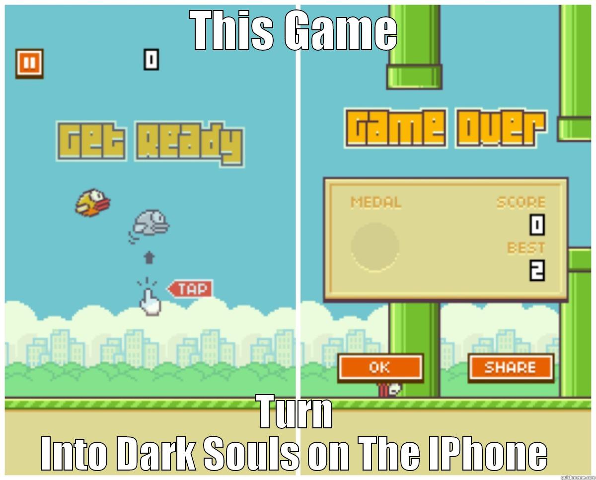 Flappy Bird Dark Souls - THIS GAME TURN INTO DARK SOULS ON THE IPHONE Misc