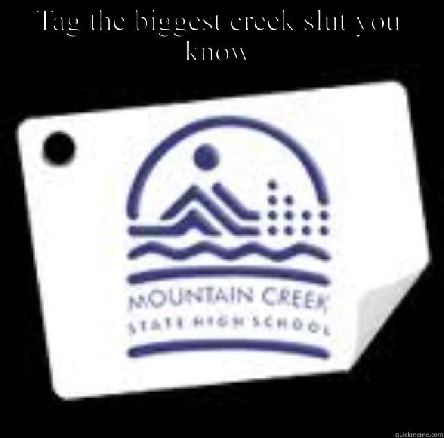 Slat  - TAG THE BIGGEST CREEK SLUT YOU KNOW  Misc