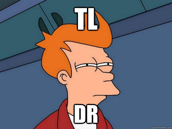 tl dr - tl dr  Futurama Fry