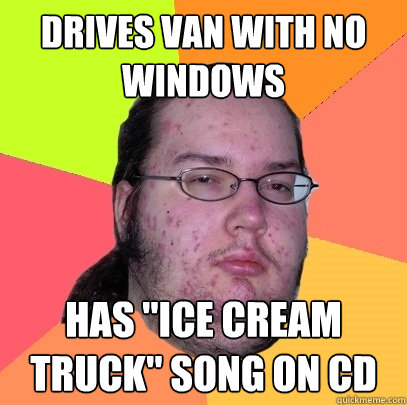 Drives van with no windows has 