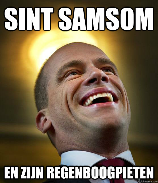 Sint Samsom en zijn RegenboogPieten  Saint Samson