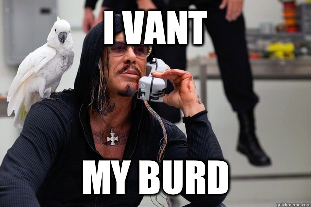 I VANT MY BURD  Ivan Vanko