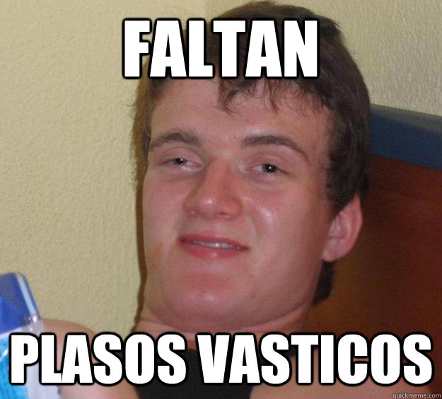 Faltan  plasos vasticos  10 Guy