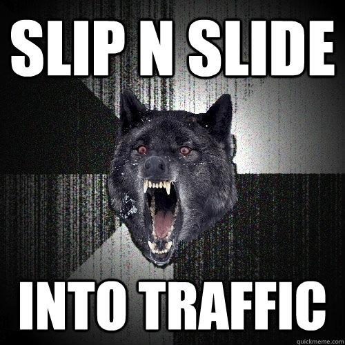 SLIP N SLIDE INTO TRAFFIC - SLIP N SLIDE INTO TRAFFIC  Insanity Wolf