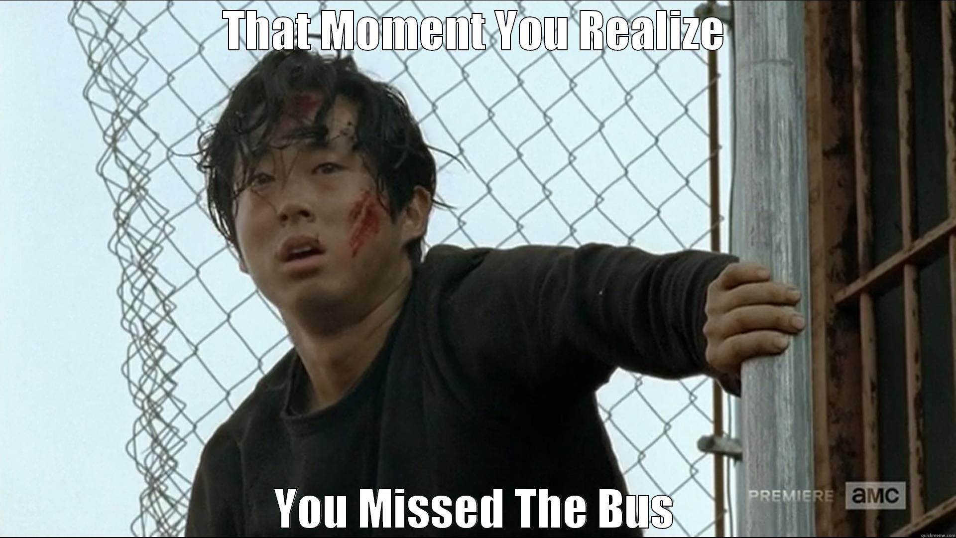 Bad News Glenn - THAT MOMENT YOU REALIZE YOU MISSED THE BUS Misc