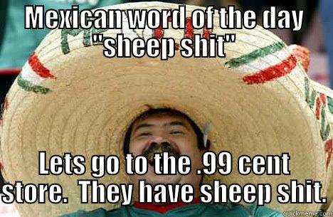 MEXICAN WORD OF THE DAY 