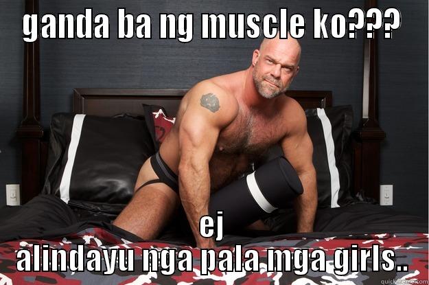 GANDA BA NG MUSCLE KO??? EJ ALINDAYU NGA PALA MGA GIRLS.. Gorilla Man