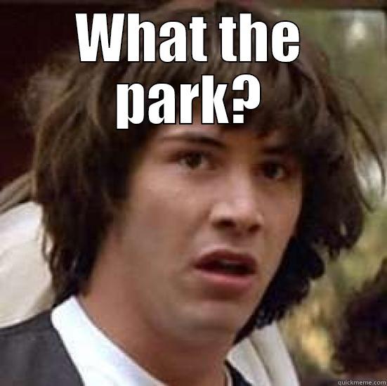 what da park? - WHAT THE PARK?  conspiracy keanu