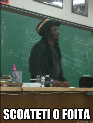  SCOATETI O FOITA  Rasta Science Teacher