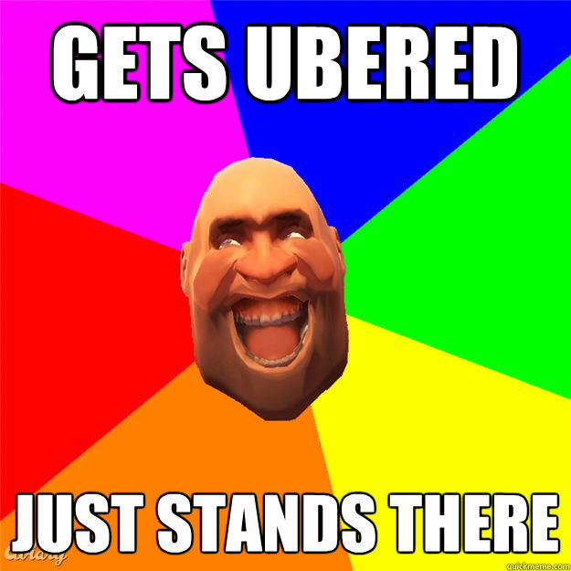 gets ubered just stands there  