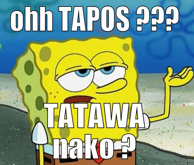 OHH TAPOS ??? TATAWA NAKO ? Tough Spongebob