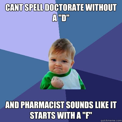 Cant spell doctorate without a 