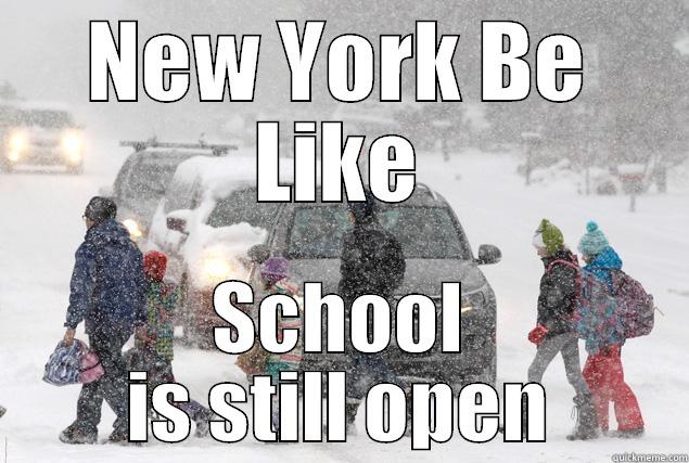 Texas is frail - NEW YORK BE LIKE SCHOOL IS STILL OPEN Misc