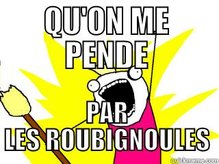 QU'ON ME PENDE PAR LES ROUBIGNOULES All The Things