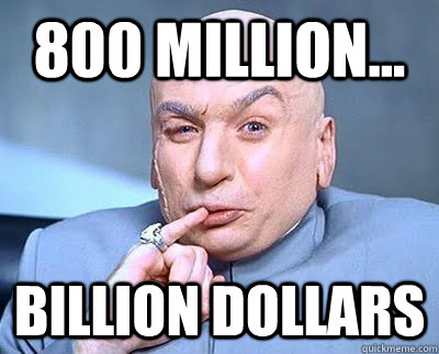 800 million...  Billion dollars - 800 million...  Billion dollars  Bodacious Biden