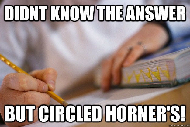 Didnt know the answer but circled Horner's! - Didnt know the answer but circled Horner's!  neuroscience