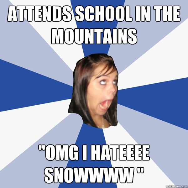 Attends school in the mountains 