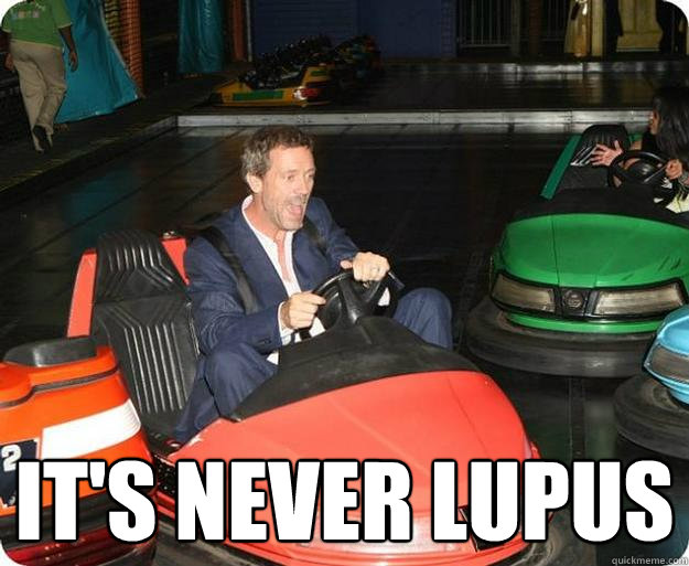  it's never lupus -  it's never lupus  Go-Kart House