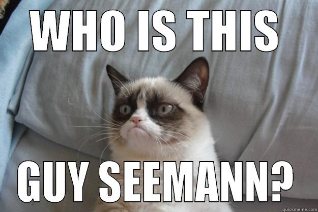 WHO IS THIS GUY SEEMANN? Grumpy Cat