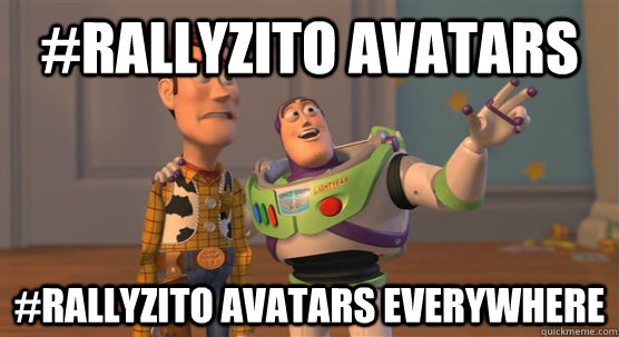 #RallyZito Avatars #RallyZito Avatars everywhere  Toy Story Everywhere