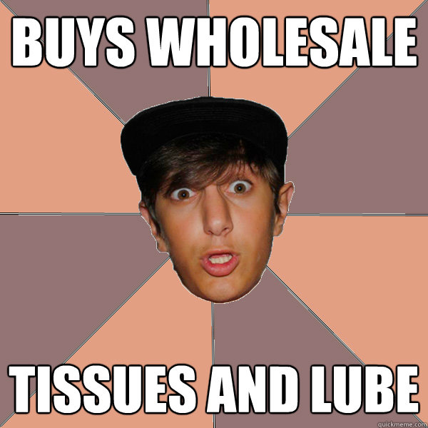 buys wholesale tissues and lube  