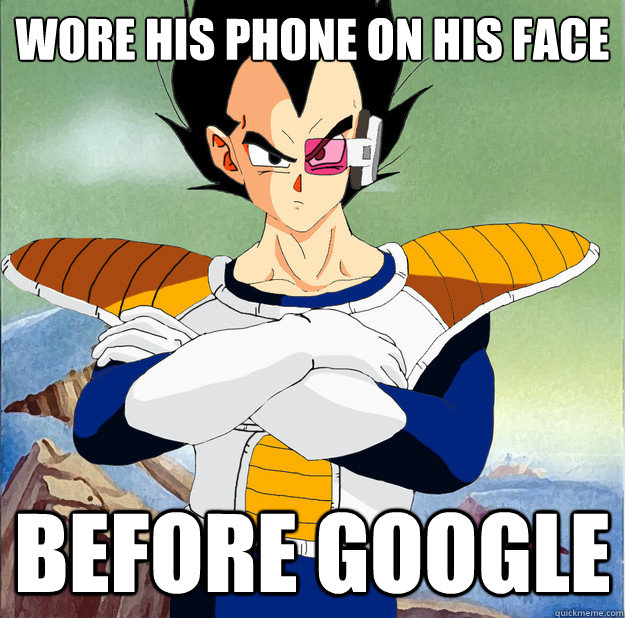 Wore his phone on his face before google - Wore his phone on his face before google  Misc