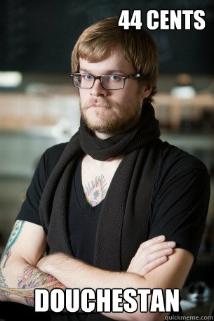 44 Cents Douchestan  Hipster Barista