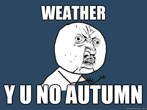 WEATHER Y u no autumn - WEATHER Y u no autumn  Y U No