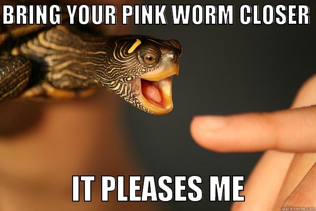 BRING YOUR PINK WORM CLOSER                IT PLEASES ME             Misc