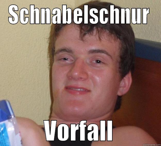 SCHNABELSCHNUR VORFALL 10 Guy