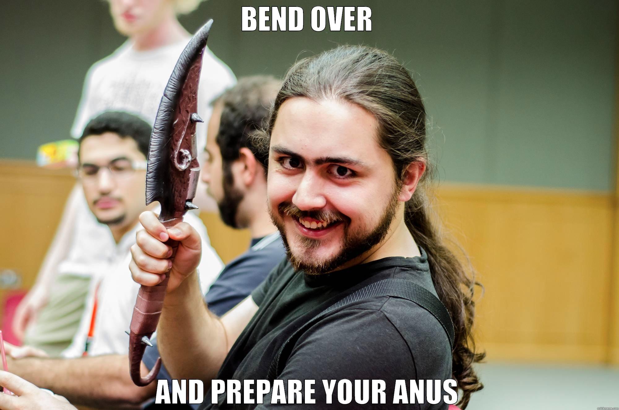 BEND OVER AND PREPARE YOUR ANUS Misc