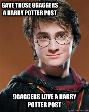  9gaggers love a harry potter post gave those 9gaggers a harry potter post   Harry potter