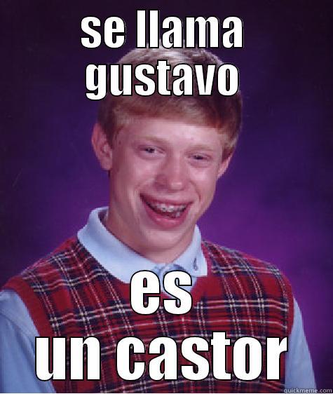 se llama gustavo - SE LLAMA GUSTAVO ES UN CASTOR Bad Luck Brian