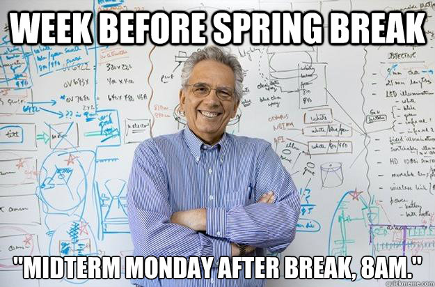 week before spring break 