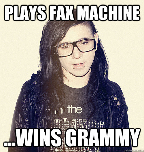 plays fax machine ...wins grammy - plays fax machine ...wins grammy  skrill