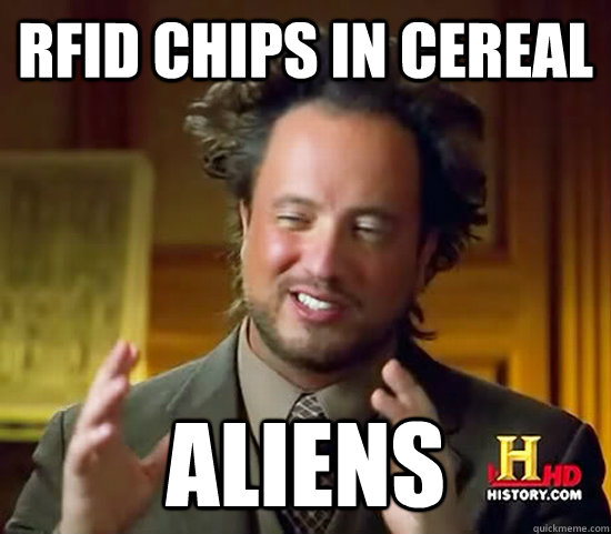 RFID Chips in cereal Aliens  Ancient Aliens