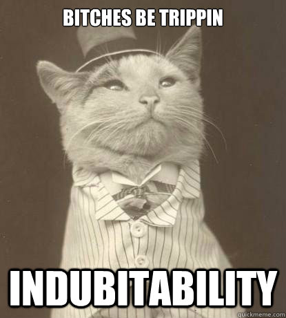 Bitches be Trippin indubitability  Aristocat