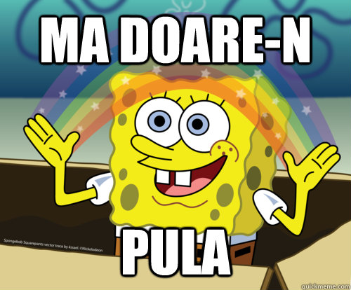 Ma doare-n Pula  Spongebob rainbow