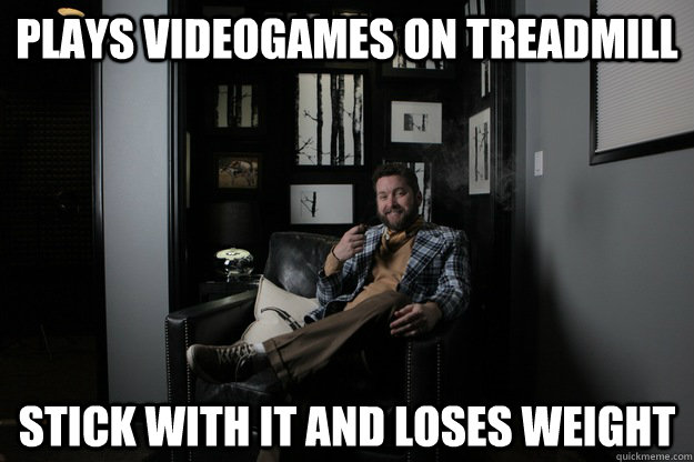 Plays Videogames on treadmill Stick with it and Loses weight   benevolent bro burnie