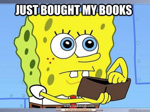 Just bought my books  