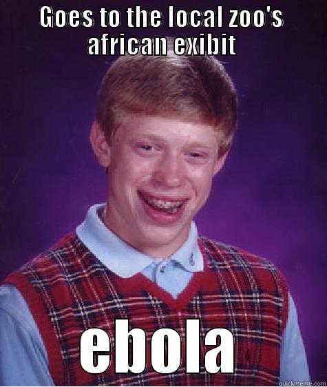 GOES TO THE LOCAL ZOO'S AFRICAN EXIBIT EBOLA Bad Luck Brian