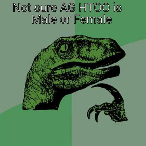 NOT SURE AG HTOO IS    MALE OR FEMALE  Philosoraptor