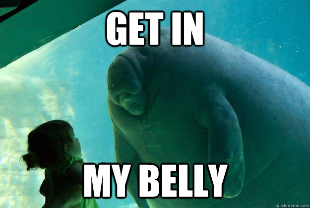 Get in My belly  Overlord Manatee