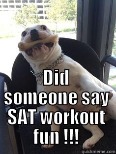  DID SOMEONE SAY SAT WORKOUT FUN !!! Misc