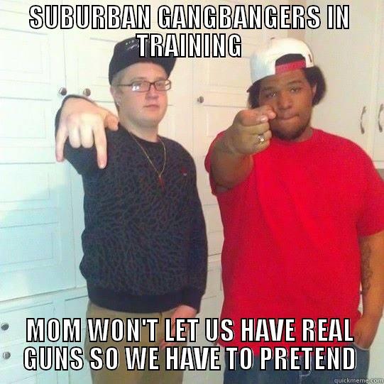 We Tink We Gangsterz 2 - SUBURBAN GANGBANGERS IN TRAINING MOM WON'T LET US HAVE REAL GUNS SO WE HAVE TO PRETEND Misc