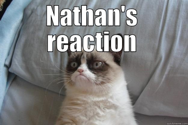 NATHAN'S REACTION  Grumpy Cat